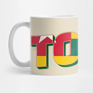 Togo vintage style retro souvenir Mug